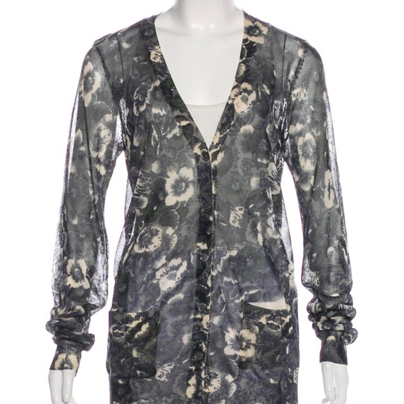 Vera wang Floral cardigan - Picture 1 of 1
